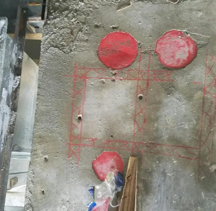 Technician performing ground penetrating radar survey — non-destructive testing (2)